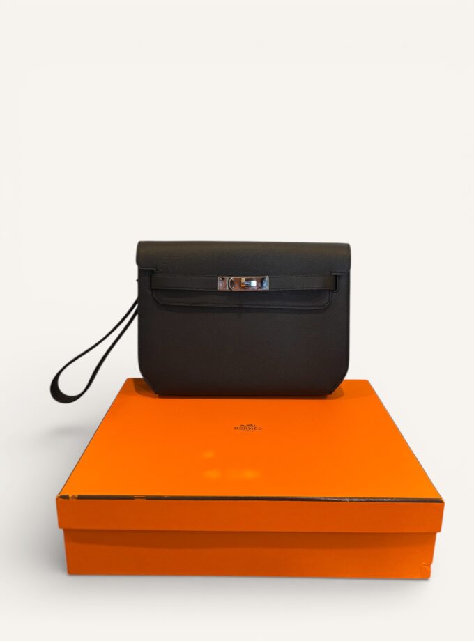 Sac Hermès Kelly Dépêche 25 Epsom Noir